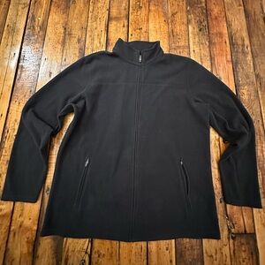 L.L. Bean Men's XL Tall Black Lightweight fleece full zip Jacket